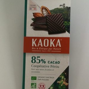 CHOCOLAT NOIR 85% PEROU KAOKA 100G