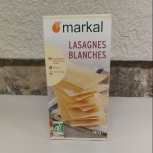 LASAGNES BLANCHES 250G MARKAL