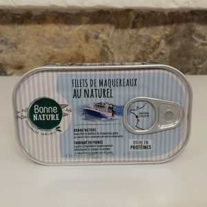 FILETS DE MAQUEREAUX MSC AU NATUREL 100G