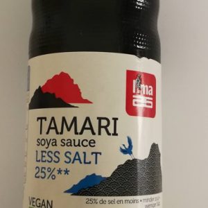 TAMARI 250ML LESS SALT 25% LIMA