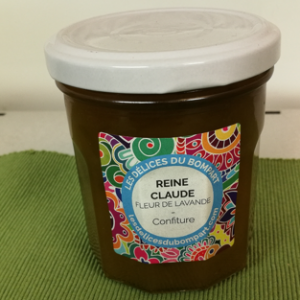 CONFITURE REINE CLAUDE FLEUR LAVANDE 220G BOMPART