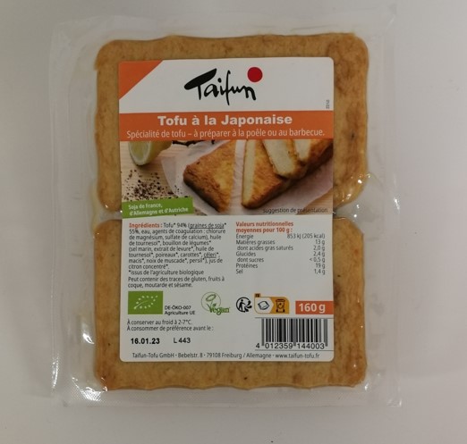 TOFU A LA JAPONAISE X2 (160G) TAIFUN