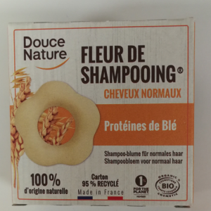 FLEUR DE SHAMPOOING CHEVEUX NORMAUX DOUCE NATURE 85G