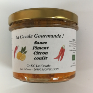 SAUCE PIMENT CITRON CONFIT 130ML