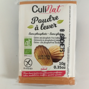 POUDRE A LEVER SANS GLUTEN BIO CULINAT 10Gx8