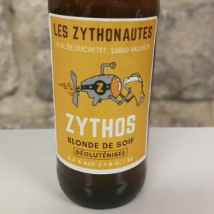 BIERE ZYTHOS BLONDE 33CL DEGLUTINISEE