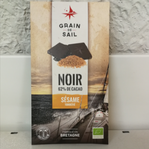 CHOCOLAT NOIR SESAME TORREFIE 100 G BIO